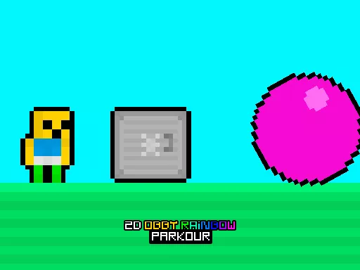 2D Obby Rainbow Parkour