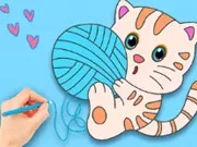 Coloring Book: Cute Cat