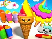 Coloring Book: Ice Cream