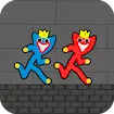 Red and Blue Stickman Huggy 2